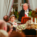 27. oktober: Kongen og Dronningen er vertskap for den tradisjonsrike gallamiddagen for alle Stortingsrepresentantene. Foto: Håkon Mosvold Larsen / NTB scanpix